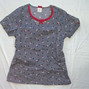 DICKIES Nursing Nurse’s Uniform Scrubs Scrub Top S